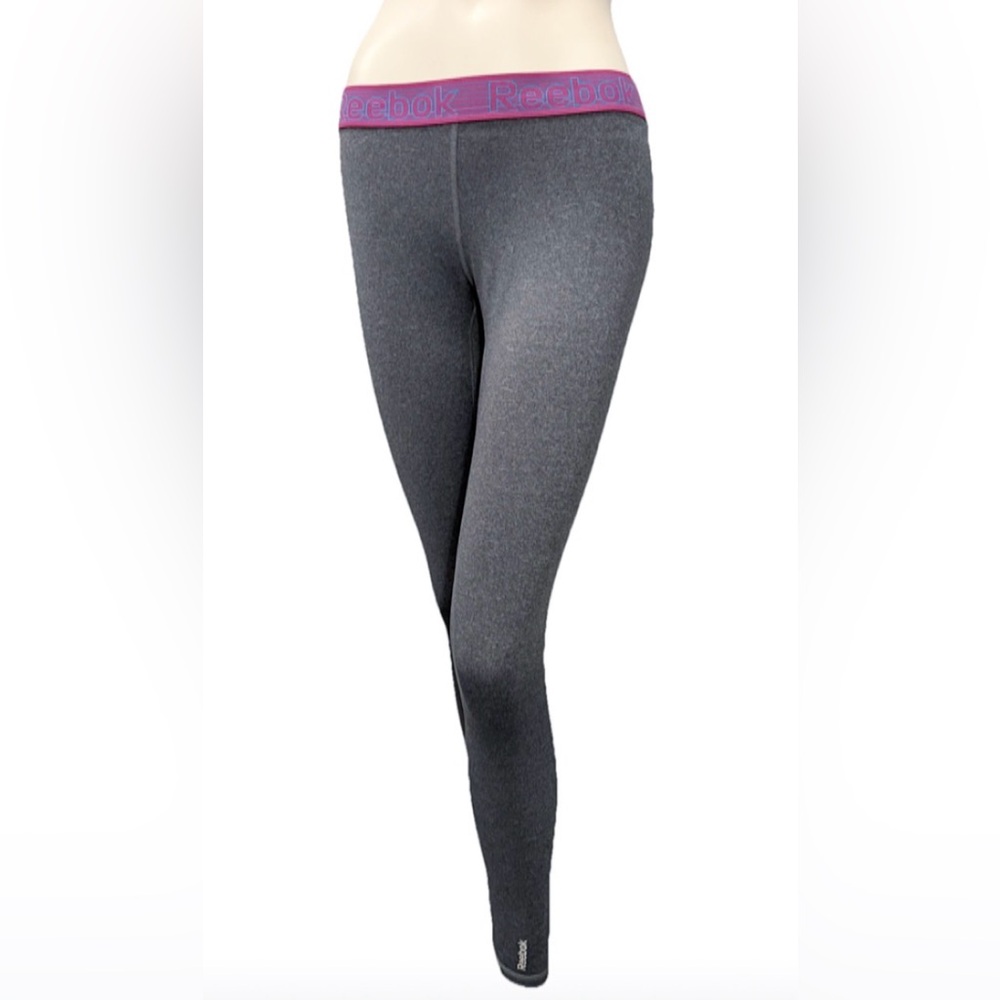 Reebok Women’s Gray Athletic Leggings Small Stretch